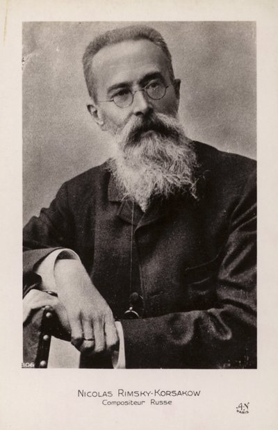 Nikolai Rimski-Korsakow, russischer Komponist von Russian Photographer