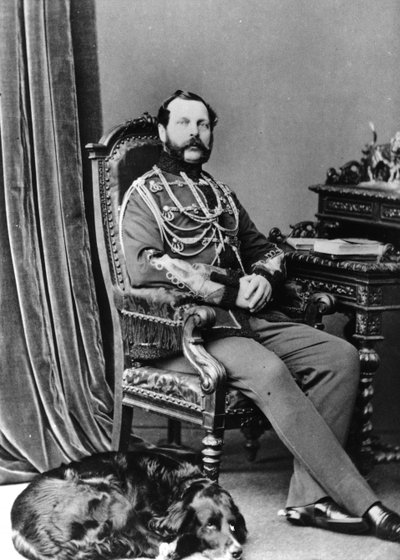 Porträt von Kaiser Alexander II. von Russland von Russian Photographer