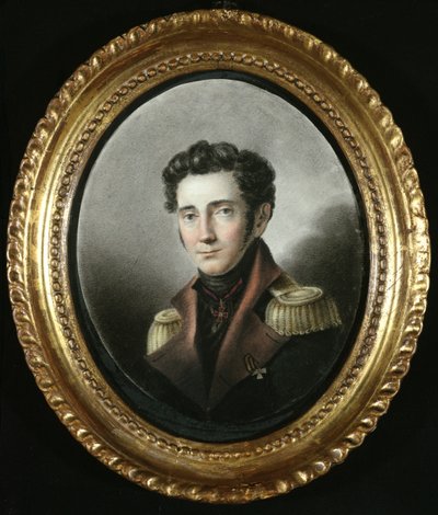 Porträt eines russischen Offiziers, 1818 von Russian School