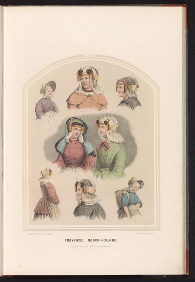 Tracht von Nordholland, 1857 von Ruurt de Vries