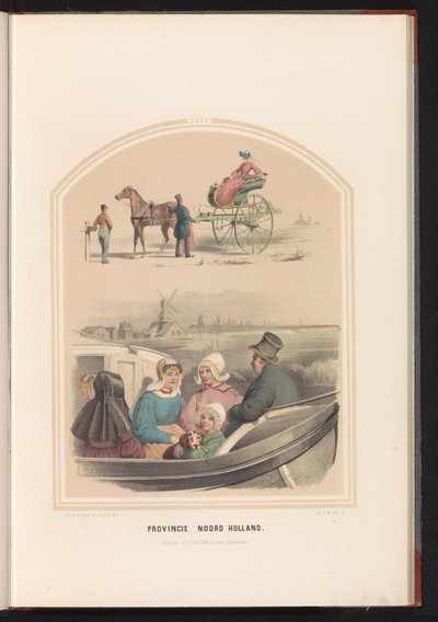 Tracht von Nordholland, 1857 von Ruurt de Vries