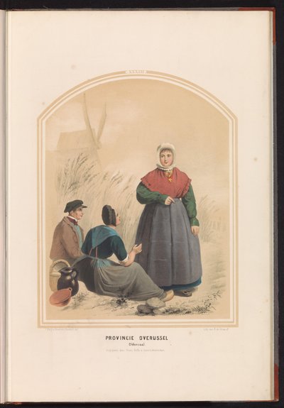Tracht von Oldenzaal in Overijssel, 1857 von Ruurt de Vries