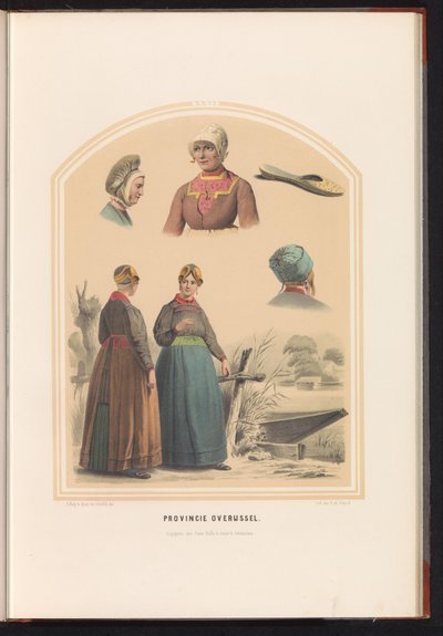 Tracht von Overijssel, 1857 von Ruurt de Vries