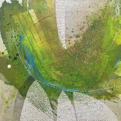 Lebendige Grüne Textur von SAN STARLING