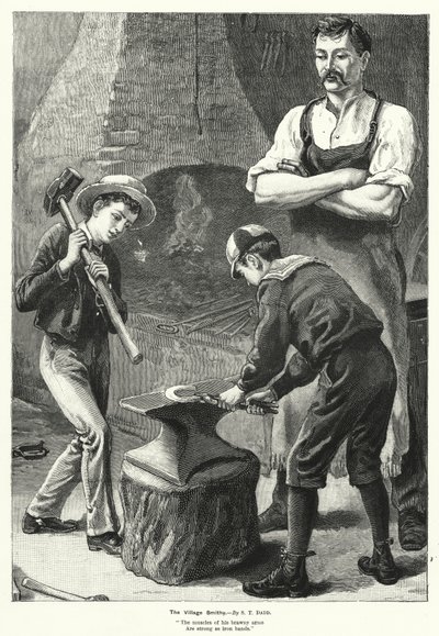Die Dorfschmiede von S.T. (after) Dadd