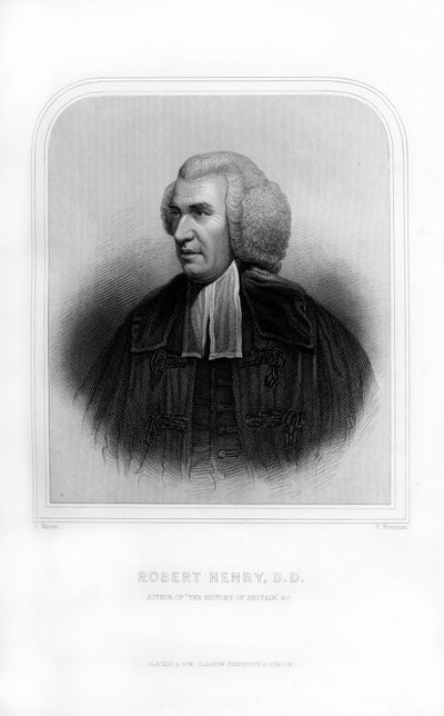 Robert Henry, schottischer Historiker, 1870 von S. Freeman
