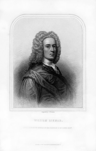 William Aikman, bedeutender schottischer Porträtmaler, 1870 von S. Freeman