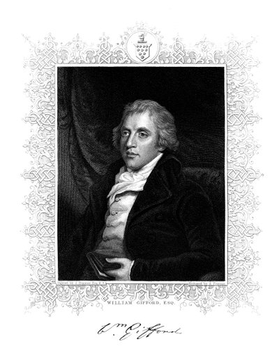 William Gifford, englischer Kritiker, Herausgeber und Dichter, 19. Jahrhundert von S. Freeman