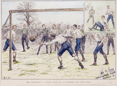 Die Korinther gegen Preston North End in Richmond - Das dritte Tor, aus 