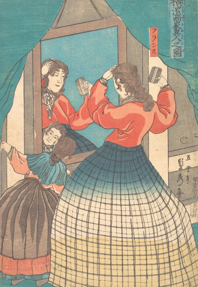 Druck von Sadahide Utagawa