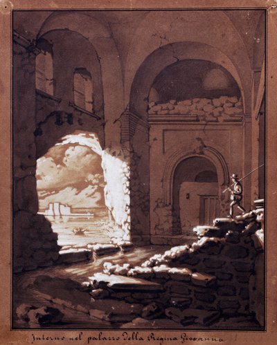 Innenraum des Palastes der Königin Giovanna von Salvatore Cammarano