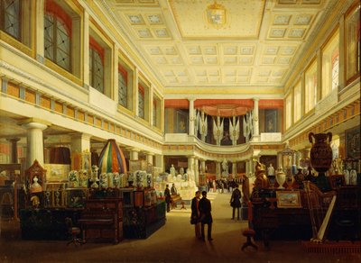 Erste Industrieausstellung in Neapel in der Sala Tarsia im Jahr 1854 von Salvatore Fergola