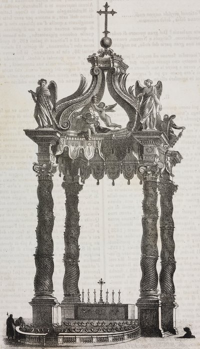 Baldachin von St. Peter (Ziborium) von Salvatore Puglia