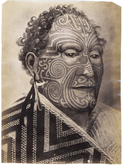 Tamati Waka Nene, ca. 1880 (Albuminabzug) von Sam Stuart