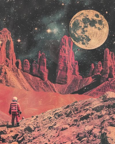 Astronaut Roter Planet von Samantha Hearn