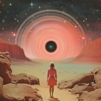 Kosmische Wüstenreise von Samantha Hearn