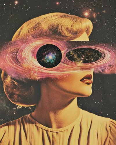 Kosmische Frau Vision von Samantha Hearn