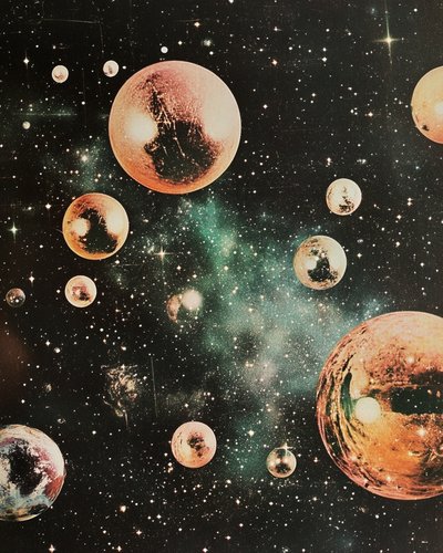 Treibende Kosmische Planeten von Samantha Hearn