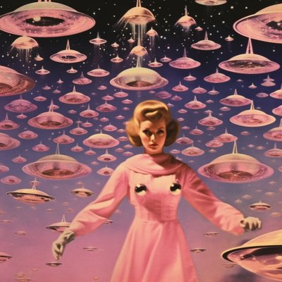 Glamouröse Sci-Fi Invasion von Samantha Hearn