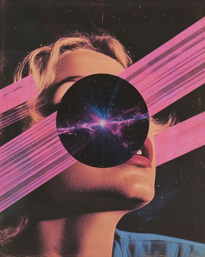 Surrealer kosmischer Blick von Samantha Hearn