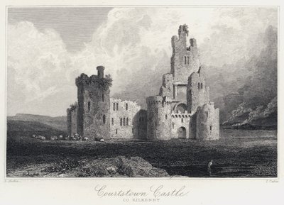 Courtstown Castle, Co Kilkenny (Gravur) von Samuel (after) Austin