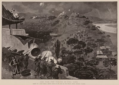 Der Krieg, die Einnahme von Ping Yang von Samuel (after) Begg