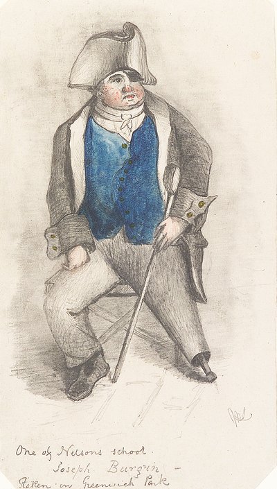 Porträt von Joseph Burgin, ca. 1844 von Samuel (attr.to) Lane