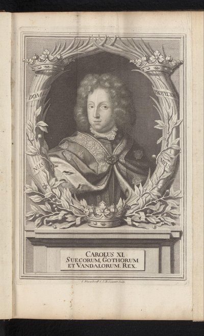 Porträt von Karl XI. von Schweden von Samuel Blesendorf