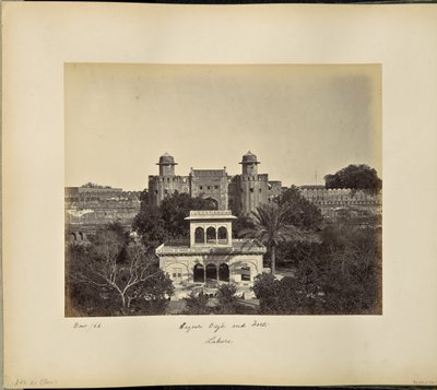Lahore; Huzoori Bagh und Festung von Samuel Bourne