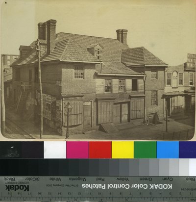 Schieferdachhaus, ca. 1868 von Samuel Castner