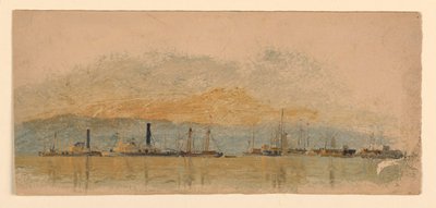 Skizzen. Schiffe, ca. 1860 von Samuel Colman