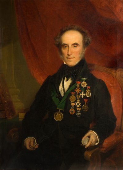 Porträt von Sir Edward Thomason 1769-1849, 1849 von Samuel Colman