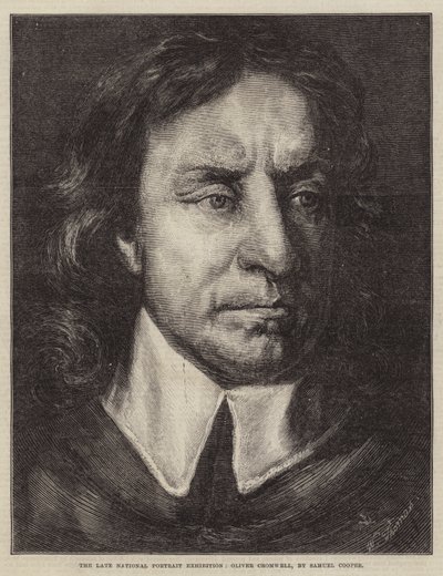 Die späte nationale Porträtausstellung, Oliver Cromwell von Samuel Cooper
