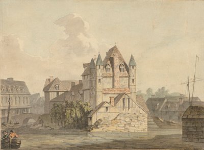Das Ende der Ruine der Brücke in Rouen von Samuel Davis