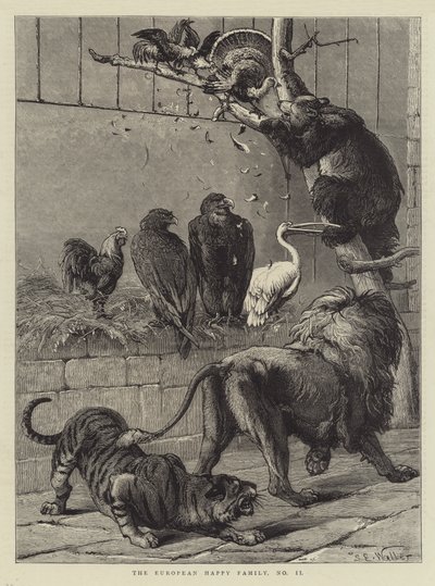 Die europäische glückliche Familie, Nr. II von Samuel Edmund Waller