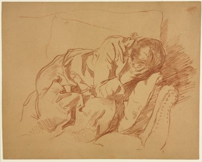 Klagende Frau Sarah H. Crone, 1880er oder 1890er Jahre von Samuel H. Crone