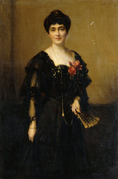 Porträt von Mrs. Frederick Ashton Johnson von Samuel Henry William Llewelyn