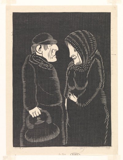 Fantasie: Mann und Frau von Samuel Jessurun de Mesquita