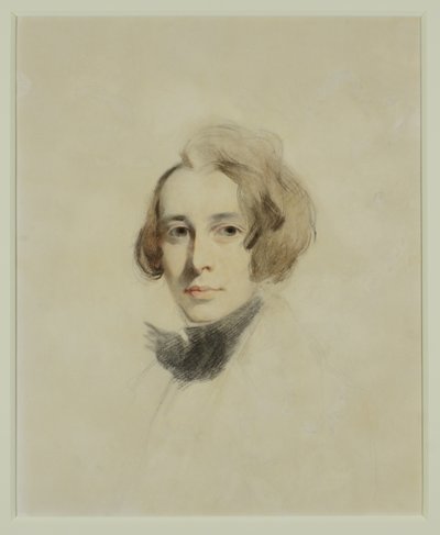 Vorzeichnung von Charles Dickens, 1837 von Samuel Laurence