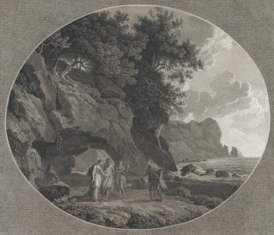 Der Sturm, Akt I: Ferdinand und Miranda, 1788 von Samuel Middiman