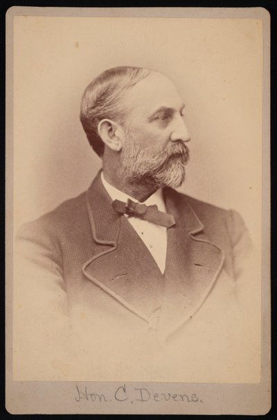 Porträt von Charles Devens, vor 1891 von Samuel Montague Fassett