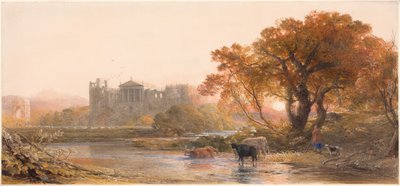 Abend in Italien—die Verlassene Villa von Samuel Palmer