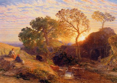 Sonnenuntergang von Samuel Palmer