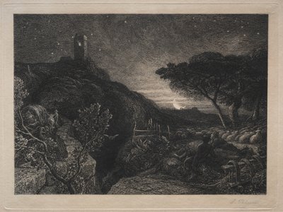 Der einsame Turm von Samuel Palmer