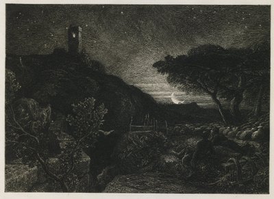 Der einsame Turm von Samuel Palmer