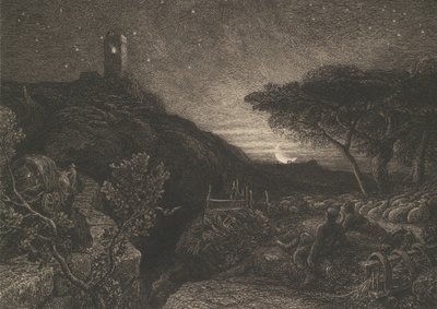 Der einsame Turm von Samuel Palmer