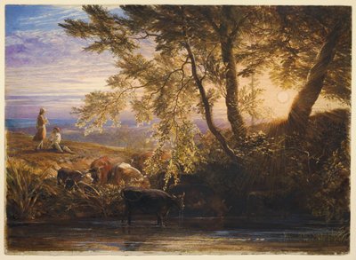 Der Sonnenuntergang von Samuel Palmer