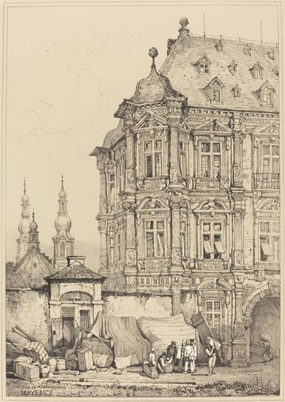 Schloss Martinsburg, Mainz von Samuel Prout
