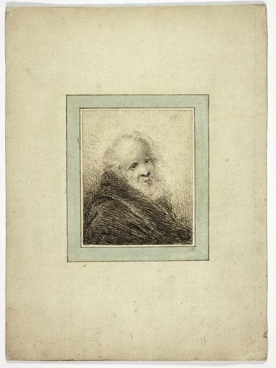 Büste eines alten Mannes von Samuel Shelley