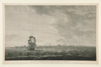 Ansicht von Charles-town, der Hauptstadt von South Carolina von Samuel Smith